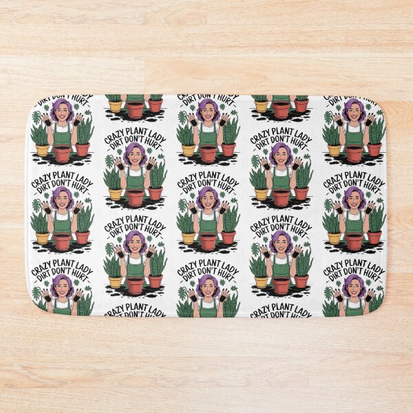 Item preview, Crazy Plant Lady – Dirt Don’t Hurt Funny Gardening designed and sold by LuxeGraphix.