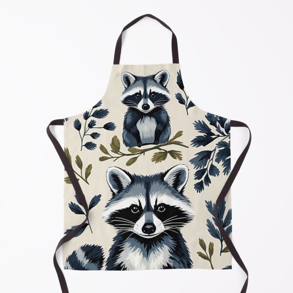 Item preview, Cottage Core Raccoon Pattern designed and sold by PatronesKawai.