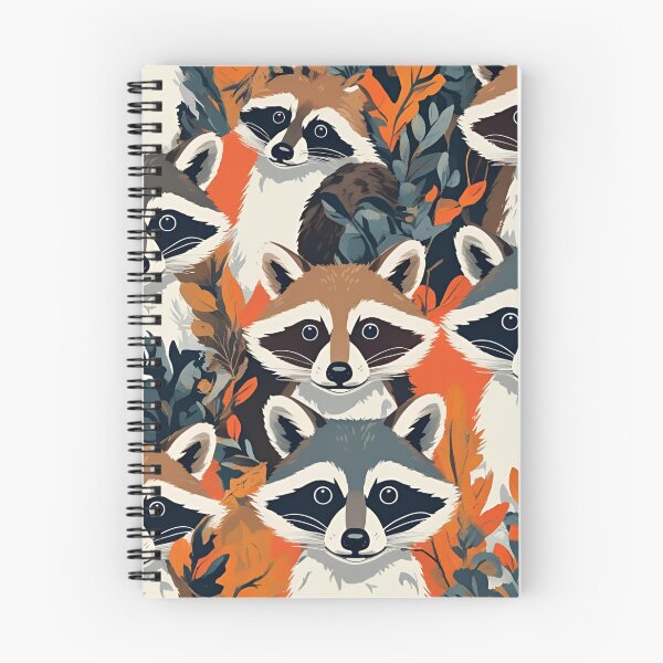 Item preview, Cottage Core Raccoon Pattern designed and sold by PatronesKawai.