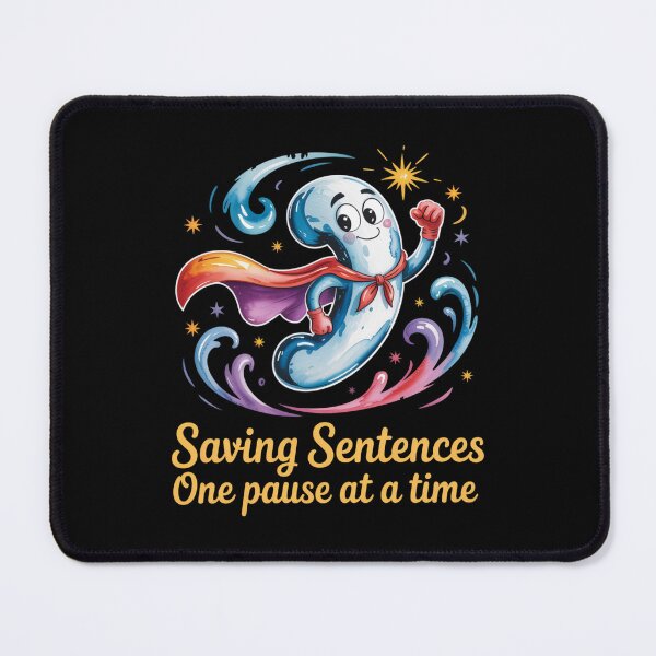 Item preview, Super Comma - Saving Sentences, One Pause at a Time designed and sold by theartfulaspie.