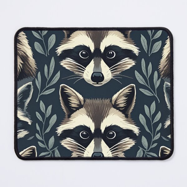 Item preview, Cottage Core Raccoon Pattern designed and sold by PatronesKawai.