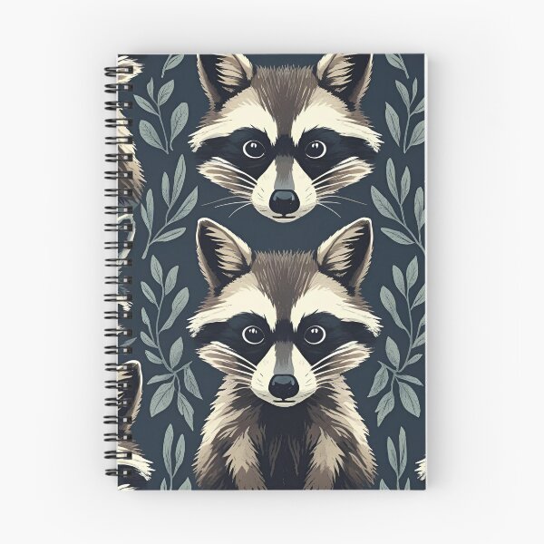 Item preview, Cottage Core Raccoon Pattern designed and sold by PatronesKawai.