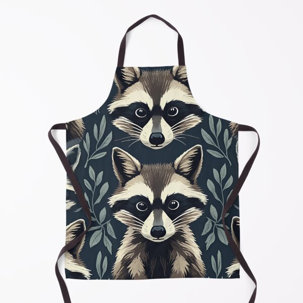 Item preview, Cottage Core Raccoon Pattern designed and sold by PatronesKawai.