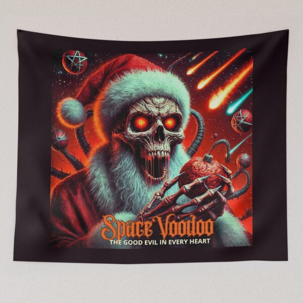 Item preview, Apocalyptic Cosmic Santa Voodoo Skeleton designed and sold by Voodoo Store Paranormal Collections.