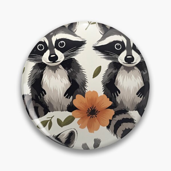 Item preview, Cottage Core Raccoon Pattern designed and sold by PatronesKawai.
