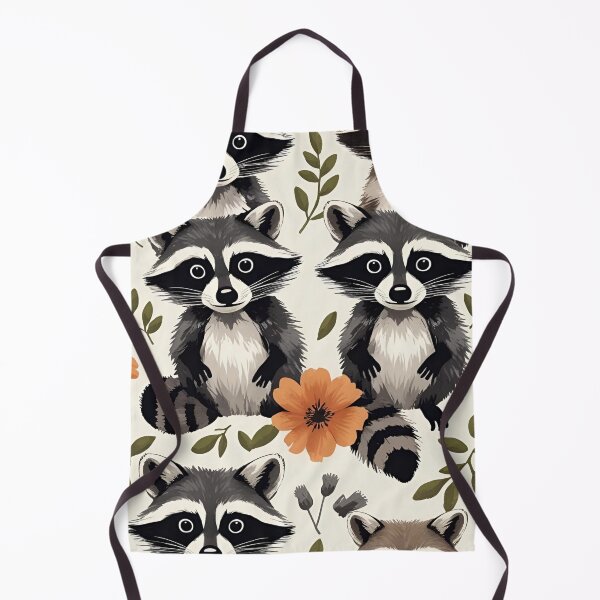 Item preview, Cottage Core Raccoon Pattern designed and sold by PatronesKawai.