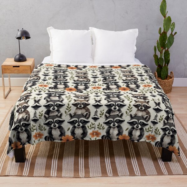 Item preview, Cottage Core Raccoon Pattern designed and sold by PatronesKawai.