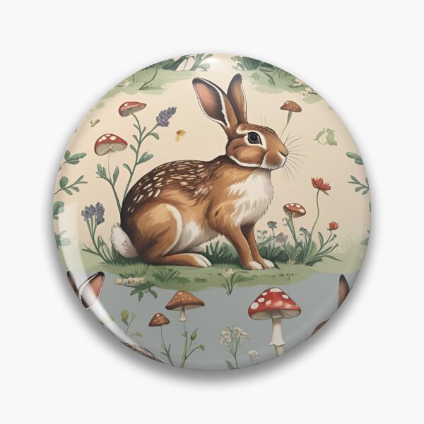 Item preview, Cottage Core Hares Pattern designed and sold by PatronesKawai.