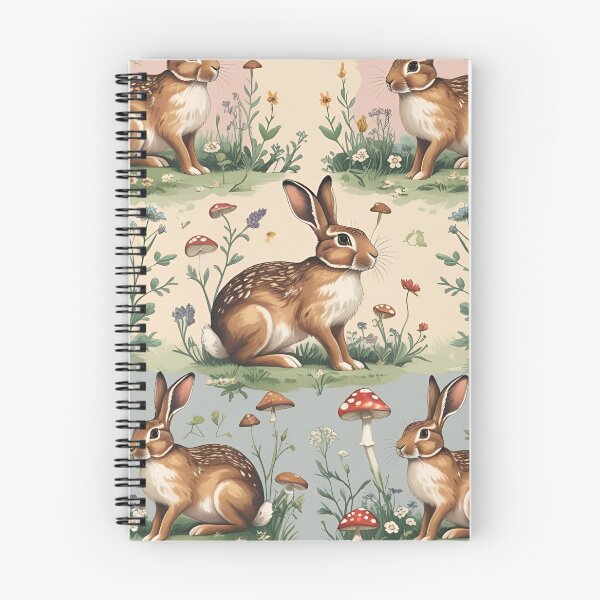 Item preview, Cottage Core Hares Pattern designed and sold by PatronesKawai.
