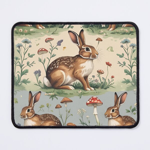 Item preview, Cottage Core Hares Pattern designed and sold by PatronesKawai.