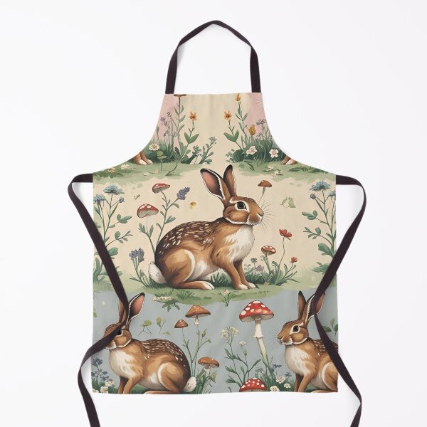 Item preview, Cottage Core Hares Pattern designed and sold by PatronesKawai.