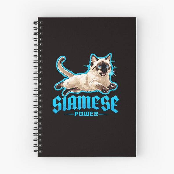 Item preview, Siamese Power – Bold Jumping Siamese Cat Graphic for Cat Lovers designed and sold by WHDProduction45.