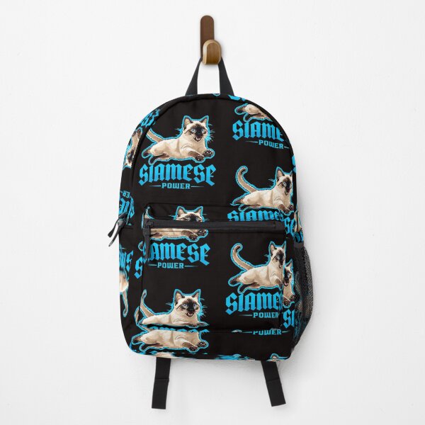Item preview, Siamese Power – Bold Jumping Siamese Cat Graphic for Cat Lovers designed and sold by WHDProduction45.