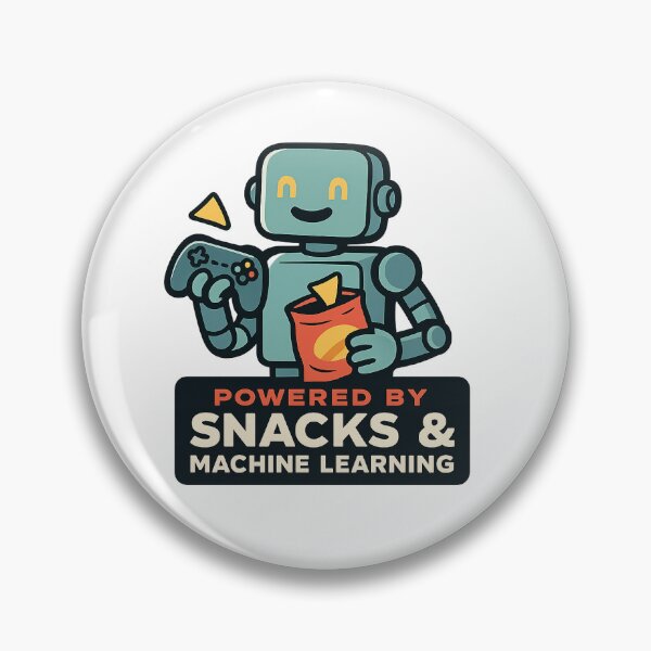 Item preview, Powered by Snacks & Machine Learning designed and sold by MerchGPT.