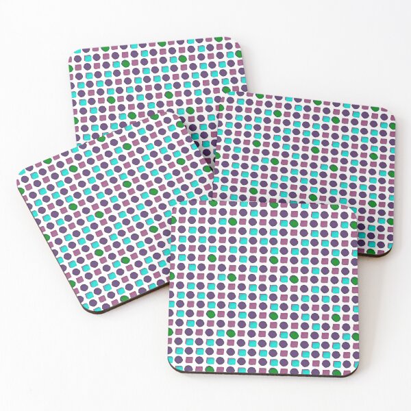Item preview, Bold Geometric Grid - Purple Magenta Cyan & Green Pop Art Pattern designed and sold by Designs by christel_treiber.