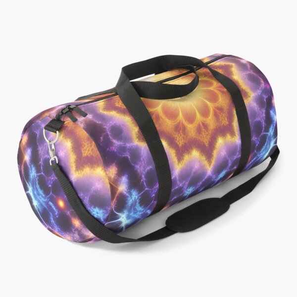 Item preview, Vibrant Fractal Mandala in Cosmic Colors designed and sold by FusionGaze.