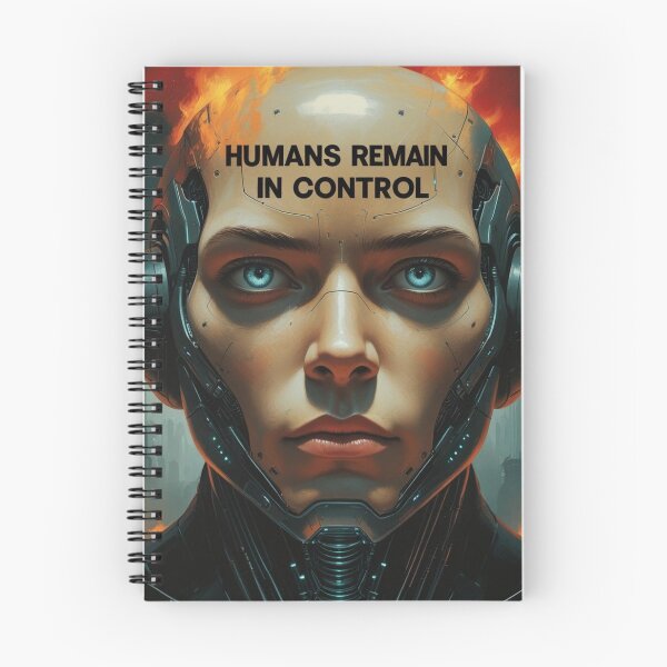 Item preview, Humans Must Remain in Control – Apocalyptic AI Domination designed and sold by smitke.