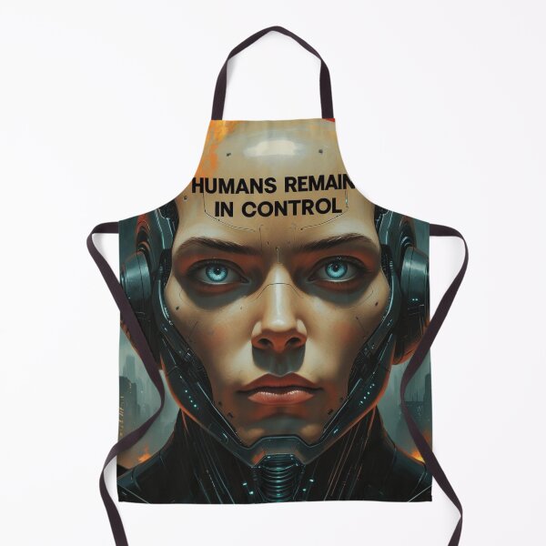 Item preview, Humans Must Remain in Control – Apocalyptic AI Domination designed and sold by smitke.