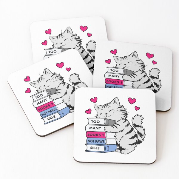 Item preview, Bookish cat designed and sold by Graffik-Peeps.