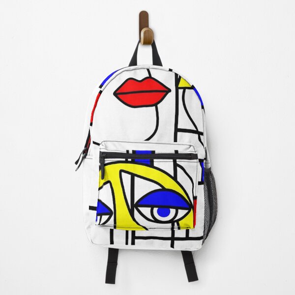Item preview, Mondrian Style Abstract Portrait designed and sold by Art & Coffee.