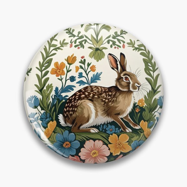 Item preview, Cottage Core Hares Pattern designed and sold by PatronesKawai.
