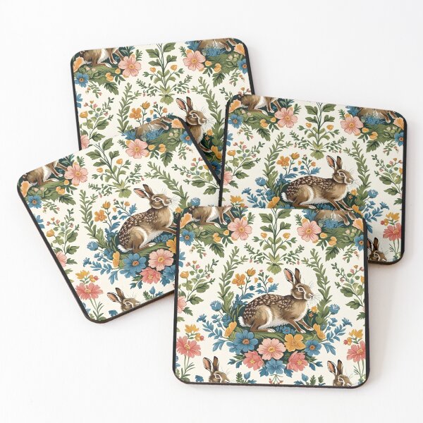 Item preview, Cottage Core Hares Pattern designed and sold by PatronesKawai.