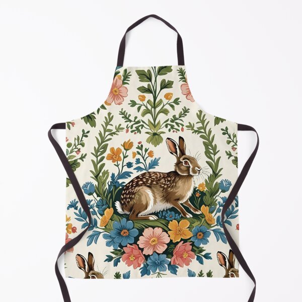 Item preview, Cottage Core Hares Pattern designed and sold by PatronesKawai.