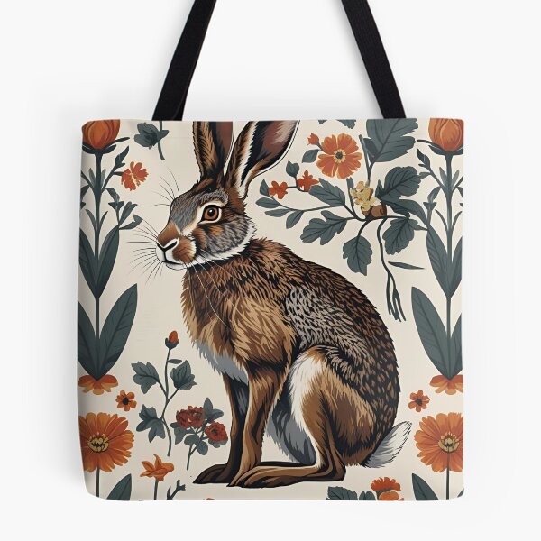 Item preview, Cottage Core Hares Pattern designed and sold by PatronesKawai.