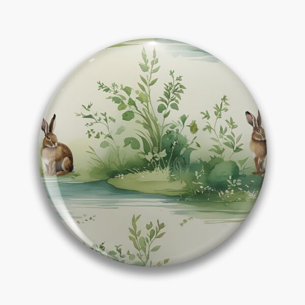 Item preview, Cottage Core Hares Pattern designed and sold by PatronesKawai.