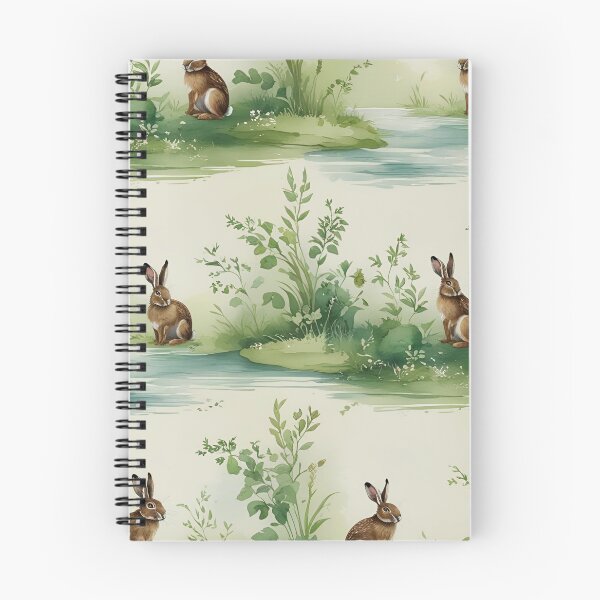 Item preview, Cottage Core Hares Pattern designed and sold by PatronesKawai.