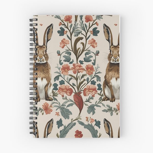 Item preview, Cottage Core Hares Pattern designed and sold by PatronesKawai.