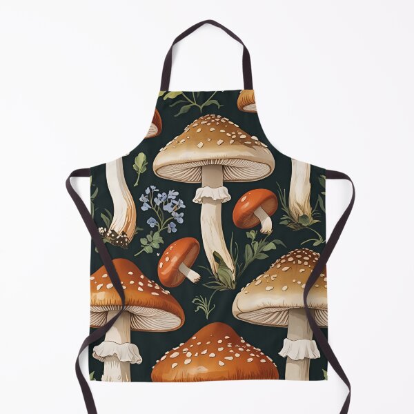 Item preview, Cottage Core Mushroom Pattern designed and sold by PatronesKawai.