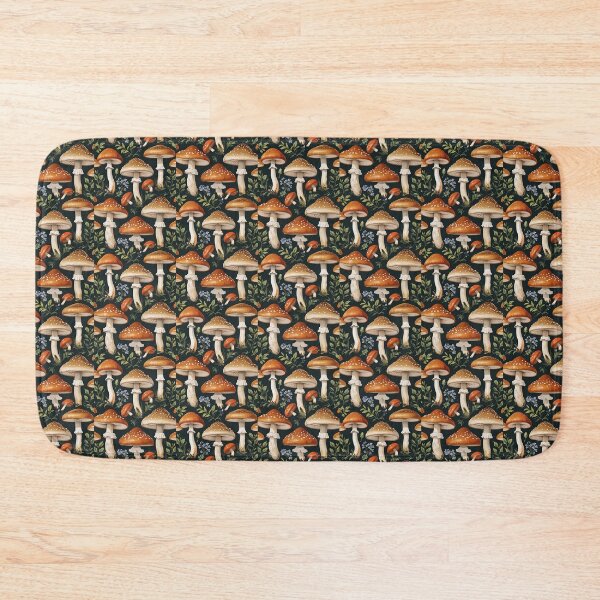 Item preview, Cottage Core Mushroom Pattern designed and sold by PatronesKawai.