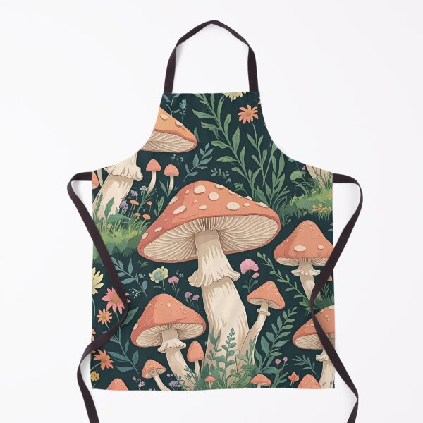 Item preview, Cottage Core Mushroom Pattern designed and sold by PatronesKawai.