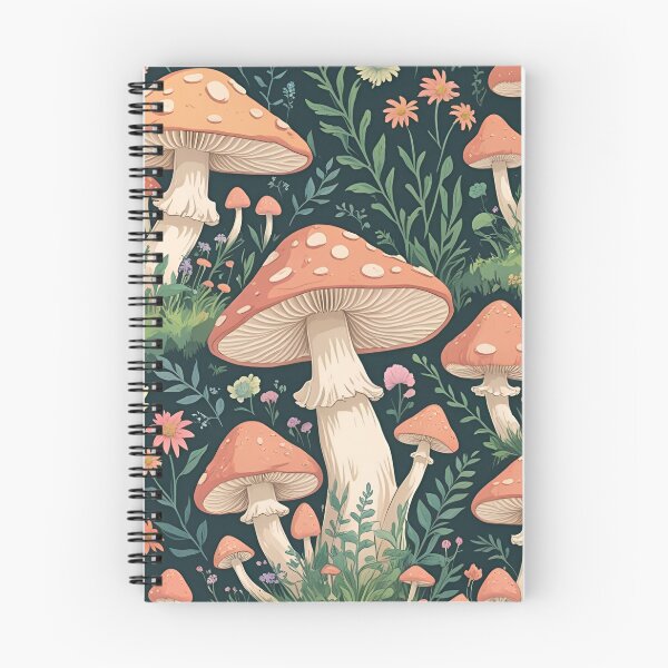 Item preview, Cottage Core Mushroom Pattern designed and sold by PatronesKawai.