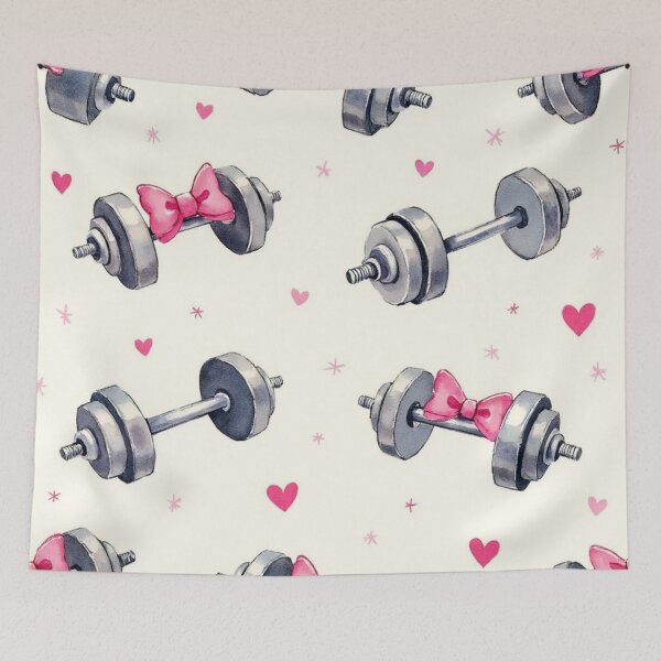 Item preview, Weights & Bows for Gym Girlie designed and sold by PeacefulD-signs.