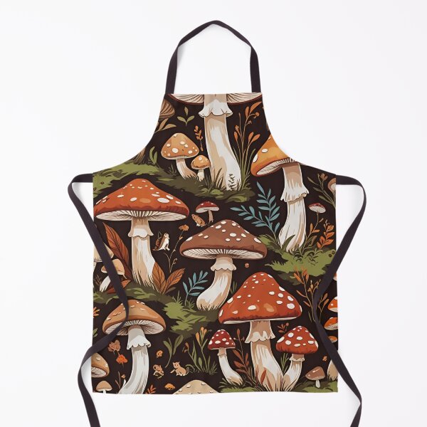 Item preview, Cottage Core Mushroom Pattern designed and sold by PatronesKawai.