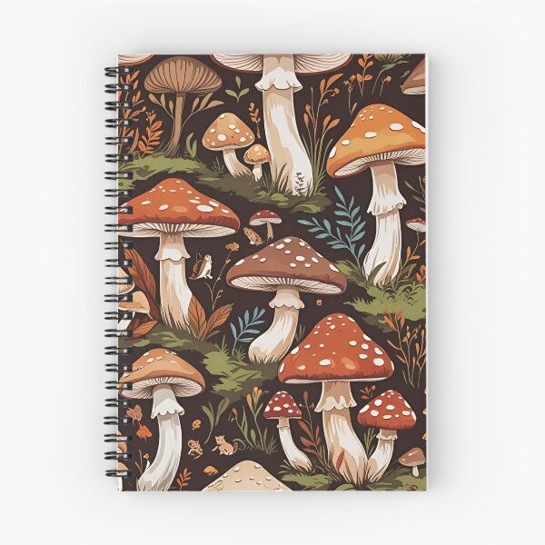 Item preview, Cottage Core Mushroom Pattern designed and sold by PatronesKawai.