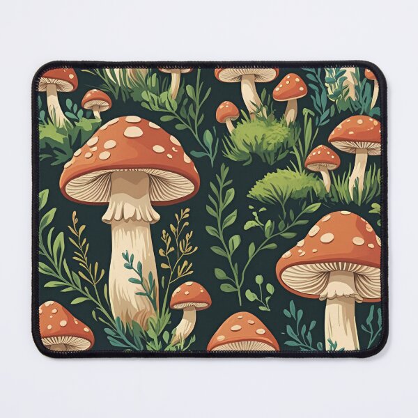 Item preview, Cottage Core Mushroom Pattern designed and sold by PatronesKawai.