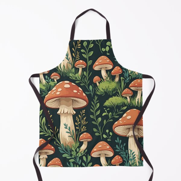 Item preview, Cottage Core Mushroom Pattern designed and sold by PatronesKawai.