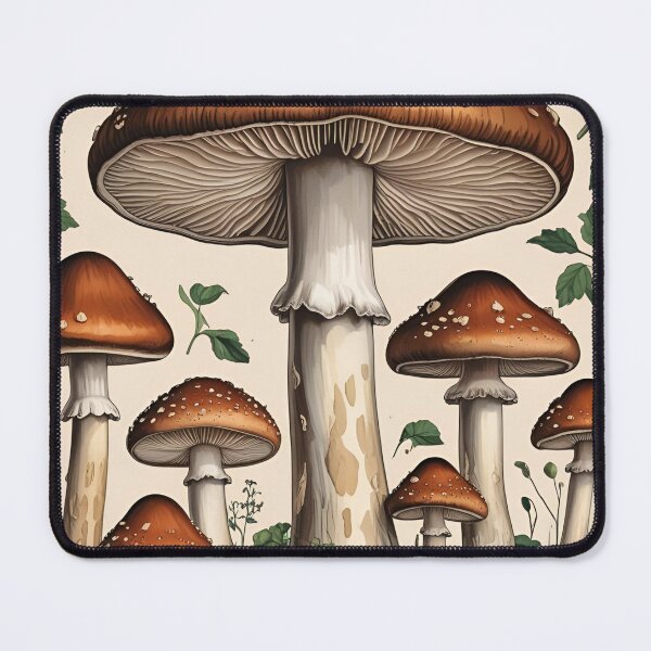 Item preview, Cottage Core Mushroom Pattern designed and sold by PatronesKawai.