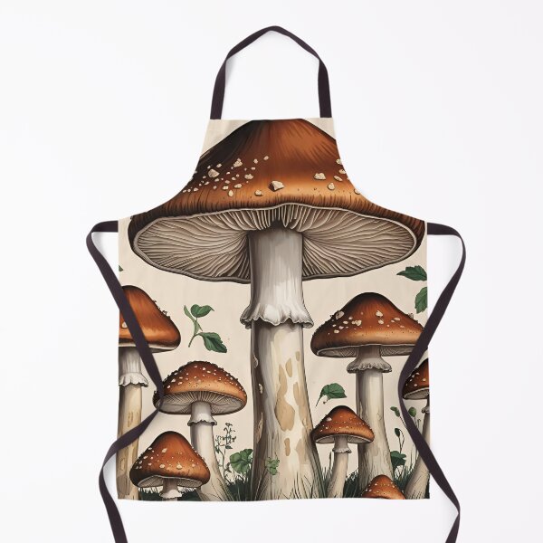 Item preview, Cottage Core Mushroom Pattern designed and sold by PatronesKawai.