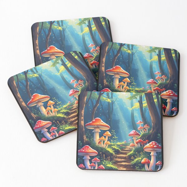 Item preview, Cottage Core Mushroom Pattern designed and sold by PatronesKawai.
