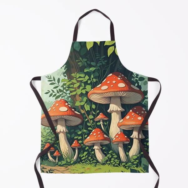 Item preview, Cottage Core Mushroom Pattern designed and sold by PatronesKawai.