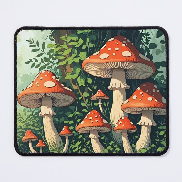 Item preview, Cottage Core Mushroom Pattern designed and sold by PatronesKawai.