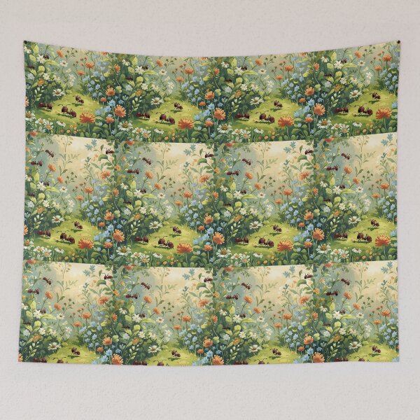 Item preview, Cottage Core Insect Pattern designed and sold by PatronesKawai.