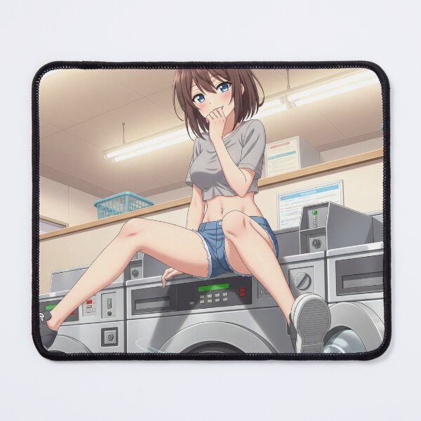 Item preview, Sweet waifu waiting for laundry to be finished designed and sold by GerwantSHOP.