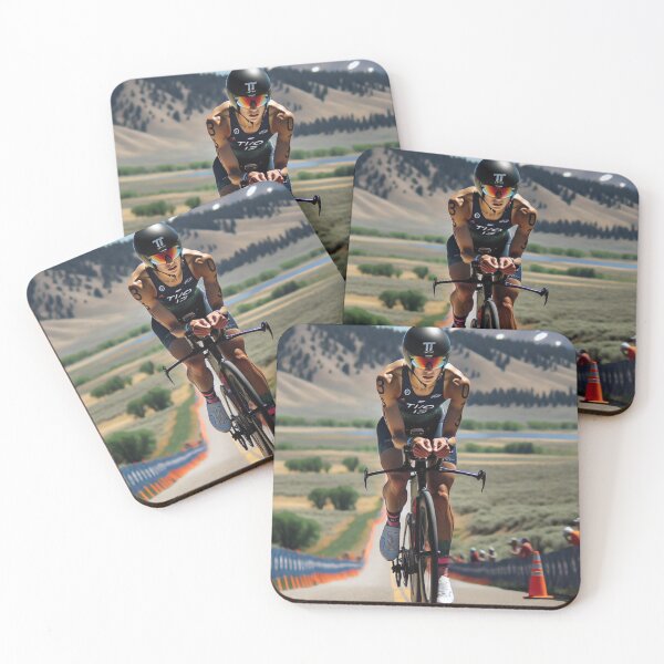 Item preview, "SHE FLIES ON TWO WHEELS – Triathlon Cycling Motivation Design" designed and sold by Triathlongram.