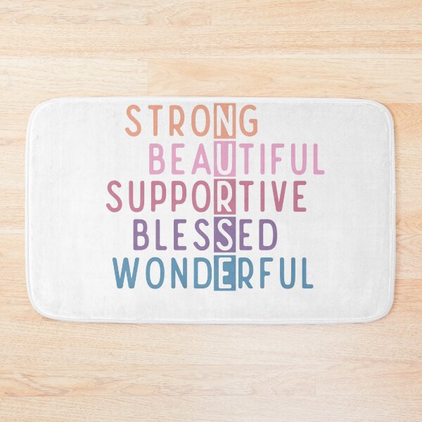 Item preview, Strong, Beautiful, Supportive, Blessed, Wonderful – Nurse Empowerment designed and sold by artcultreone.