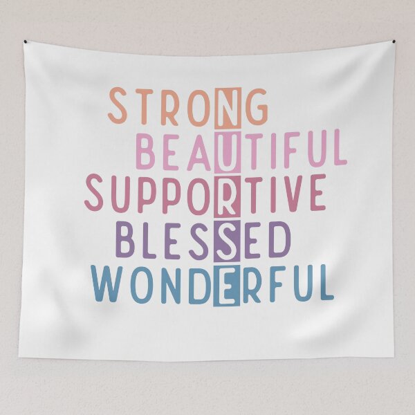 Item preview, Strong, Beautiful, Supportive, Blessed, Wonderful – Nurse Empowerment designed and sold by artcultreone.